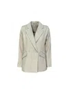 Molly Bracken Women's Jacket  T1848adh In White