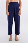 Molly Bracken Women's Trousers  Tr163dp Navy Blue In Blue