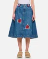 Molly Goddard Skirt  Woman Color Blue In Blue