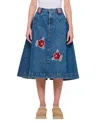 Molly Goddard Skirt  Woman Color Blue In Blue