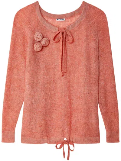 Molly Goddard Aggie Jumper In Pink