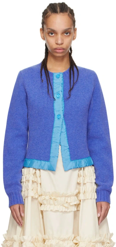 Molly Goddard Blue Anya Cardigan