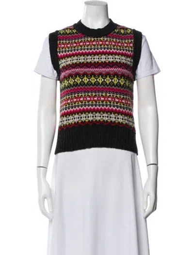 Pre-owned Molly Goddard Lambswool Striped Sweater W/ Tags In Multi