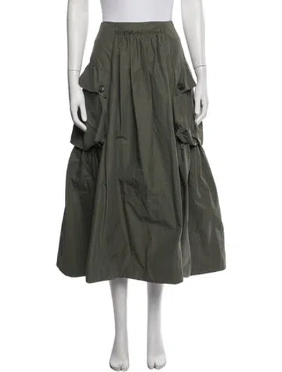 Pre-owned Molly Goddard Long Skirt In Grey