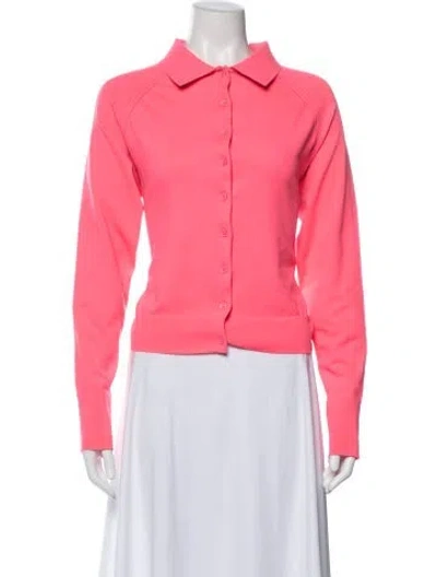 Pre-owned Molly Goddard Long Sleeve Button-up Top In Pink