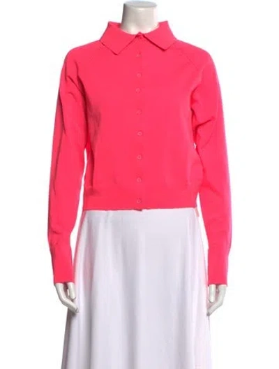 Pre-owned Molly Goddard Long Sleeve Polo In Pink