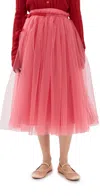 Molly Goddard Lottie Skirt Pink In Pink