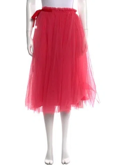 Pre-owned Molly Goddard Midi Length Skirt W/ Tags In Pink