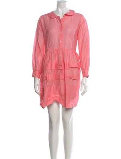 Pre-owned Molly Goddard Mini Dress In Pink