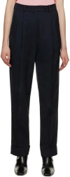 Molly Goddard Navy Dolly Trousers In Navy