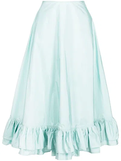 Molly Goddard Blue Oswald Midi Skirt