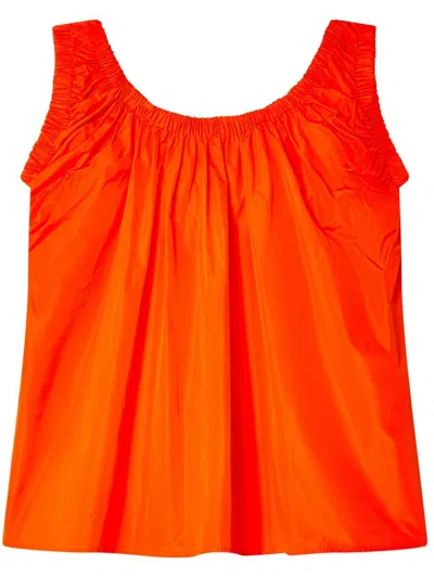 Molly Goddard Pam Tank Top In Orange