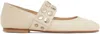 Molly Goddard Ssense Exclusive Off-white Carla Ballerina Flats In Off White