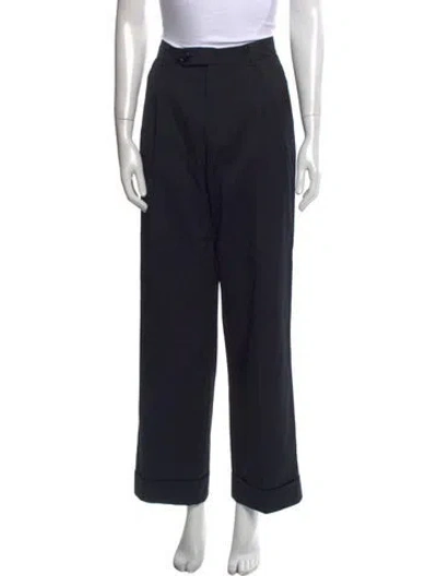 Pre-owned Molly Goddard Wide Leg Pants In Black