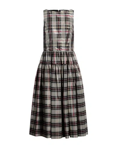 Molly Goddard Check-pattern Sleeveless Dress In Multicolor Polyester