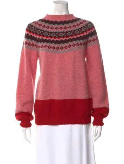 Pre-owned Molly Goddard Wool Striped Sweater In Blue