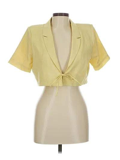 Pre-owned Molly Green Blazer Jacket In Yellow