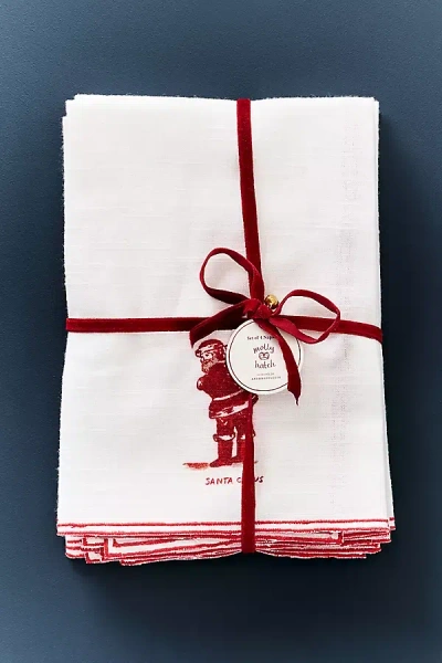 Molly Hatch Christmas Napkins, Set Of 4
