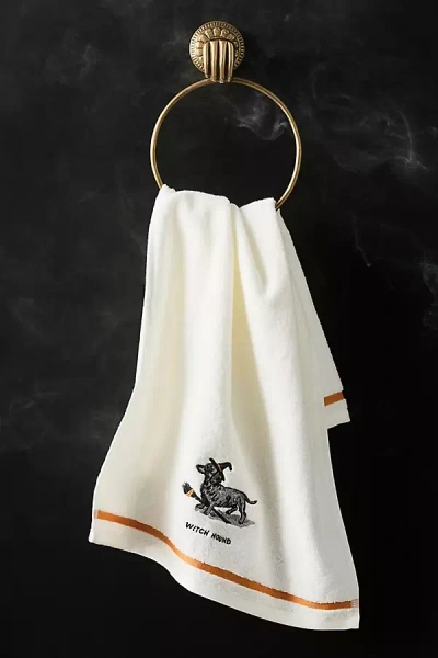 Molly Hatch Halloween Embroidered Hand Towel