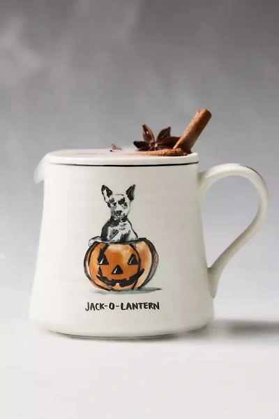 Molly Hatch Stoneware Halloween Dog Mug
