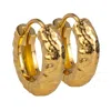 Molly Olivia Women's Gold Chunky Hoops - Xl