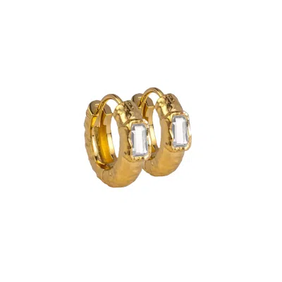Molly Olivia Women's Gold / White Chubby Huggies - White