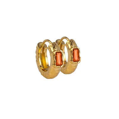Molly Olivia Women's Gold / Yellow / Orange Chubby Huggies - Orange In Multi