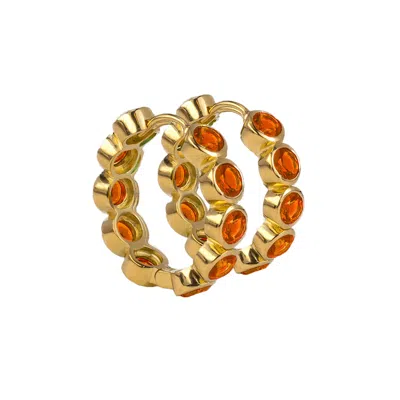 Molly Olivia Women's Yellow / Orange Aurora Earrings - Orange