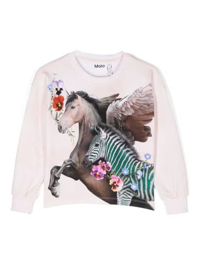 MOLO RENIZA T-SHIRT LONG SLEEVES,2W24A408 3657 BRINGING GIFTS