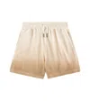 Molo Boy's Abay Ombre Cotton Drawstring Shorts In Beige
