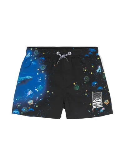 Molo Teen Boys Black Plankton Swim Shorts (upf50+)