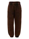 Molo Brown Trousers For Kids In Brown