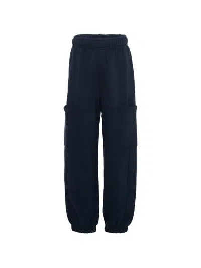 Molo Kids' Acton Elasticated Cargo Pants In Blue