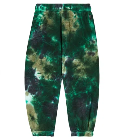 Molo Kids' Adan Printed Cotton Jersey Sweatpants In Multi
