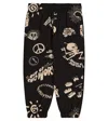 Molo Adan Printed Cotton Sweatpants In Black