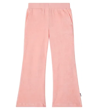 Molo Kids' Adoria Cotton-blend Terry Pants In Pink