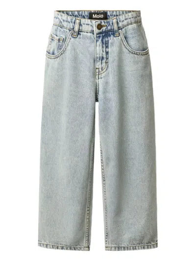 Molo Kids' Aiden Jeans In Blue