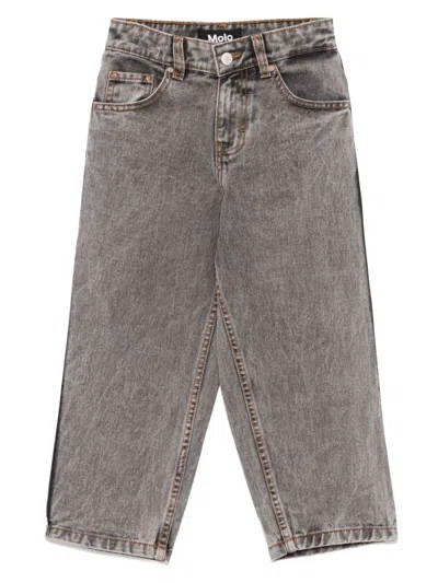 Molo Kids' Aiden Jeans In Grey