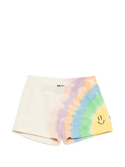 Molo Akima Rainbow Shorts In White