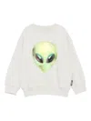 Molo Alien-face Sweatshirt In White