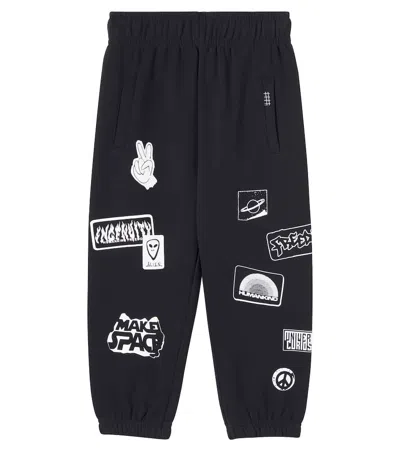 Molo Kids' Allen Cotton-blend Sweatpants In Black