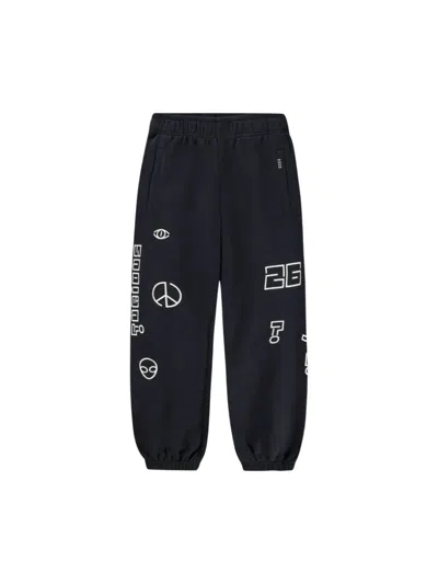 Molo Kids' Allen Soft Pants In Black