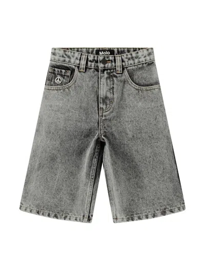 Molo Kids' Alpha Bermuda In Grey