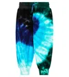 Molo Alvar Tie-dye Cotton Sweatpants In Blue