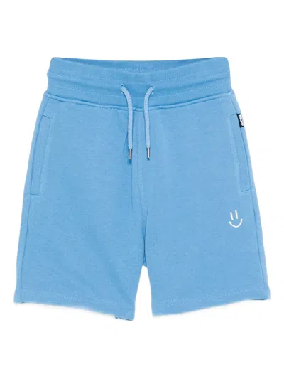 Molo Kids' Alw Drawstring Shorts In Blue