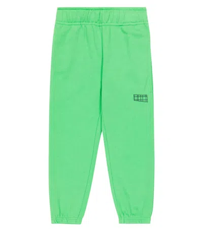 Molo Kids' Am Cotton-blend Jersey Sweatpants In Fresh