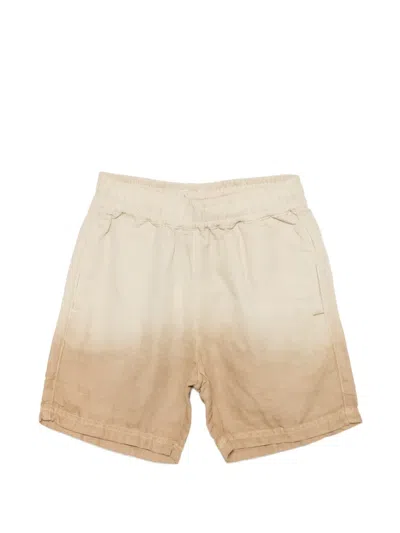 Molo Kids' Amal Dip-dye Shorts In Neutral