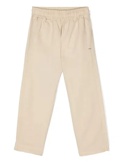 Molo Kids' Amor Straight-leg Trousers In Neutrals