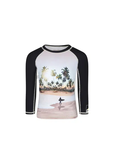 MOLO ANTI UV MULTICOLOR T-SHIRT FOR BOY WITH PALM TREE