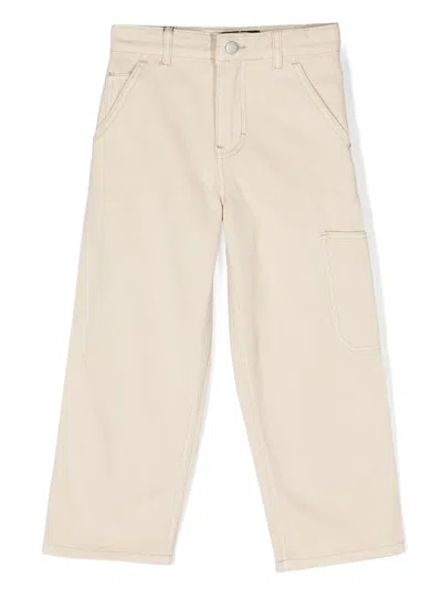 Molo Kids' Archer Straight-leg Jeans In Neutrals